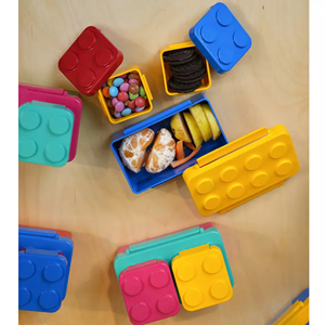ظرف غذای کودک لیلیان 3 تکه طرح پازل Lilian Lunch Box_اسباب بازی
